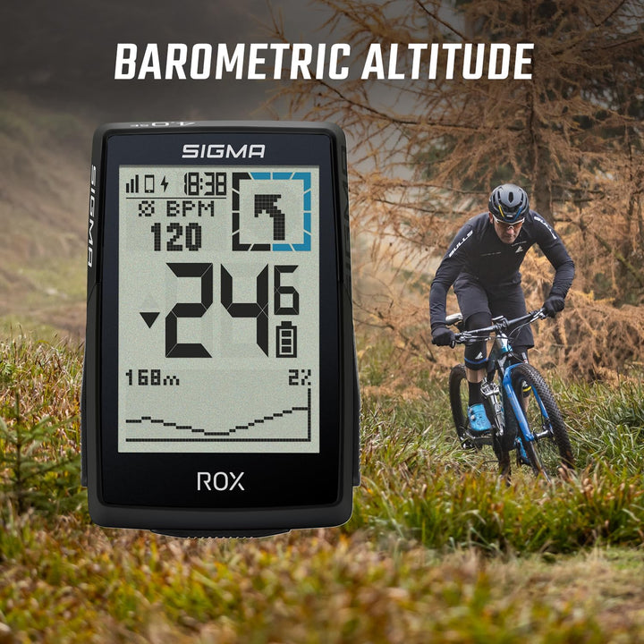 SIGMA ROX 4.0 SE| Special Edition |Fahrradcomputer kabellos GPS & Navigation inkl. OVERCLAMP Butler