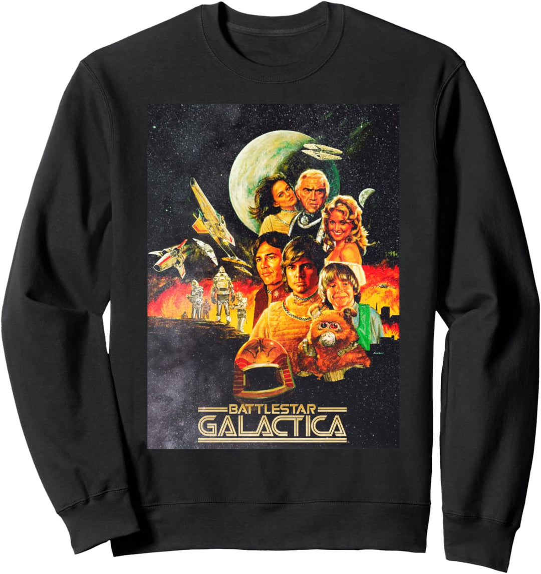 Battlestar Galactica Vintage Poster Sweatshirt