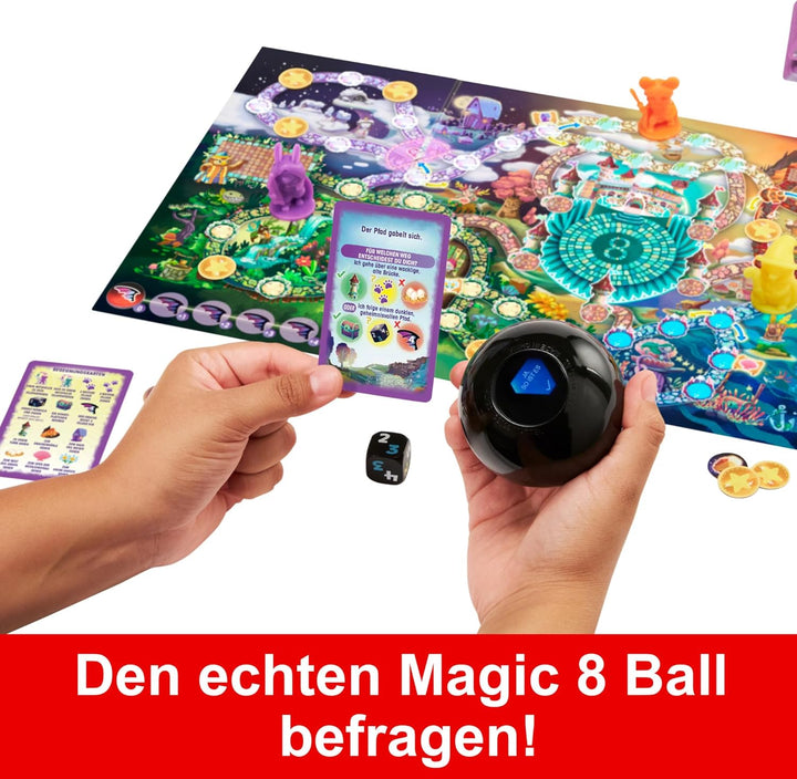 Mattel Games Magic 8 Ball Magische Begegnungen, Kooperatives Brettspiel, Deutsche Version, Entdeckun
