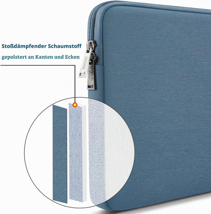 TECOOL Laptoptasche 15,6 Zoll Laptop Hülle, wasserdichte Notebooktasche Schutzhülle Notebook Sleeve