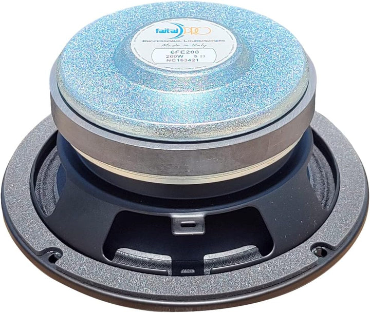 1 WOOFER FAITAL PRO 6FE200 6 FE 200 Lautsprecher 16,5 cm 165 mm 6,5" Durchmesser 130 watt rms und 26