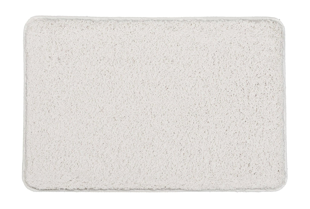 Kleine Wolke Trend Badteppich, Polyester, Weiss, 1 cm cm 60 x 90 cm Weiss, 60 x 90 cm Weiss