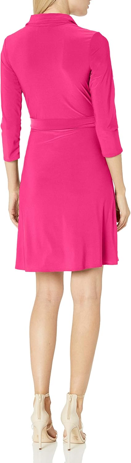 Star Vixen Damen Kleid S Petite Fuchsia, S Petite Fuchsia