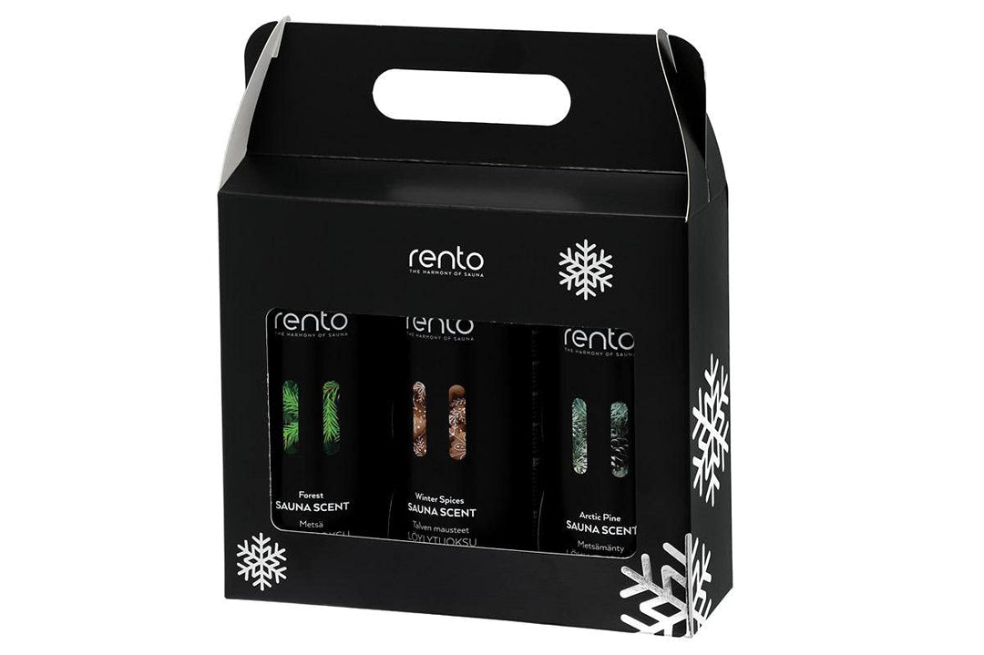Rento Sauna Scent Limited Edition Gift Box 3 x 400 ml
