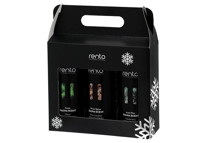 Rento Sauna Scent Limited Edition Gift Box 3 x 400 ml