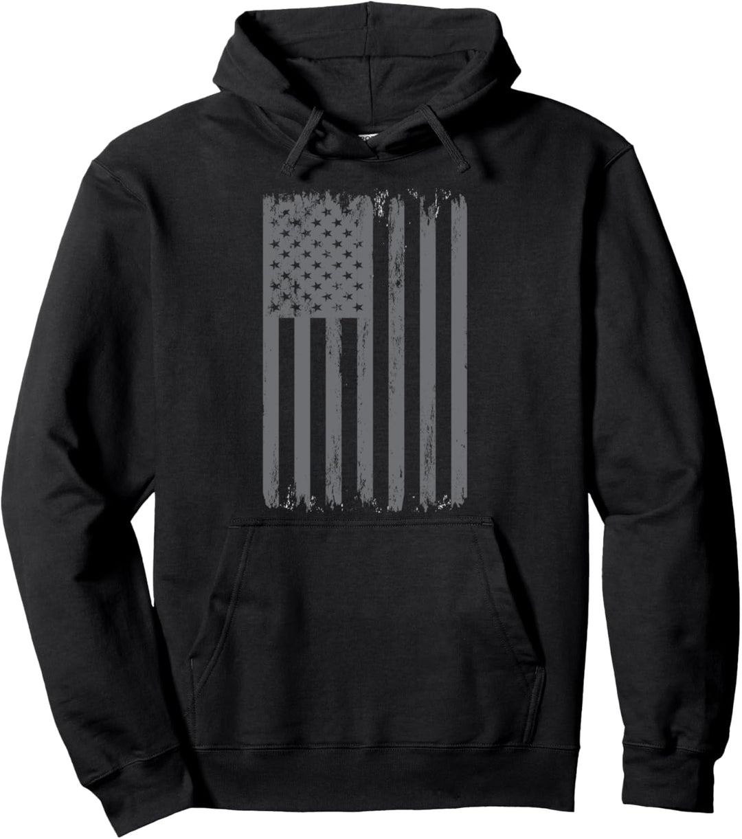 American Flag USA America United States 4th July Gift Pullover Hoodie