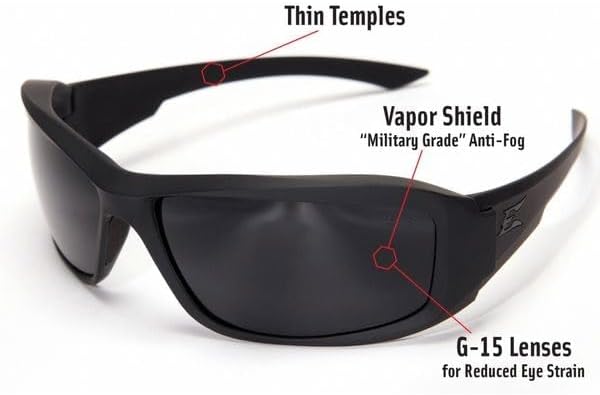 Edge Tactical Hamel TT Vapor Shield G-15 Schwarz, Schwarz
