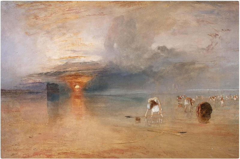 Leinwandbild div. Künstler W. Turner Strand bei Calais Fischerfrauen 100 x 150cm 100cm x 150cm Willi