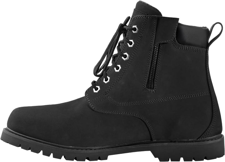 Bogotto Havoc wasserdichte Motorrad Stiefel Schwarz 36 EU, Schwarz 36 EU