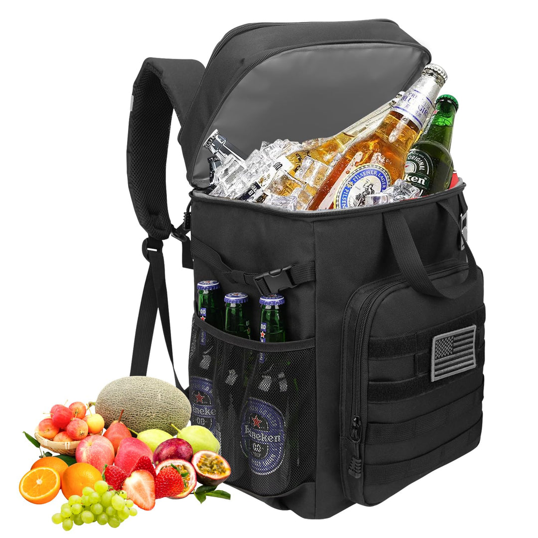 Hp hope Kühlrucksack 43L Isolierte Kühltasche Picknicktasche Warmhaltebox Kühlbox Kühlrucksack Gross