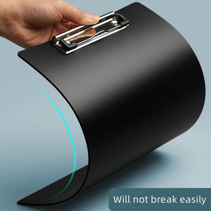 A4 Klemmbrett, 6er Klemmbrett A4 mit gummierter Metallklemme Zwischenablage Schreibblock für Student