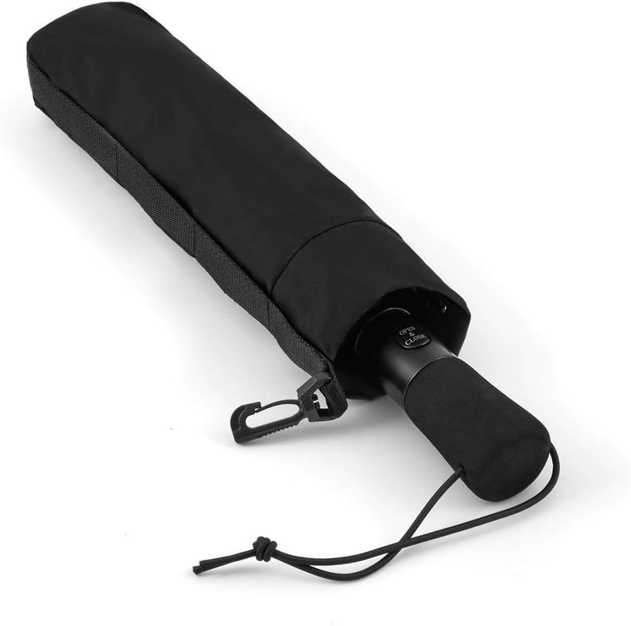 ShedRain WindPro Jumbo-Regenschirm mit automatischem Öffnen und Schliessen, schwarz (Schwarz) - 1770
