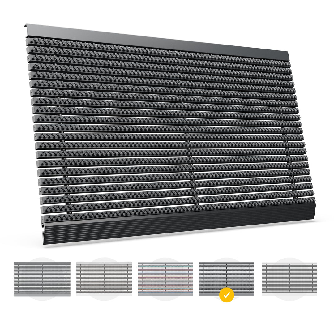 Entrando Fussmatte aussen wetterfest 40x60 cm, Polypropylen Schmutzfangmatte Outdoor, flach und ruts