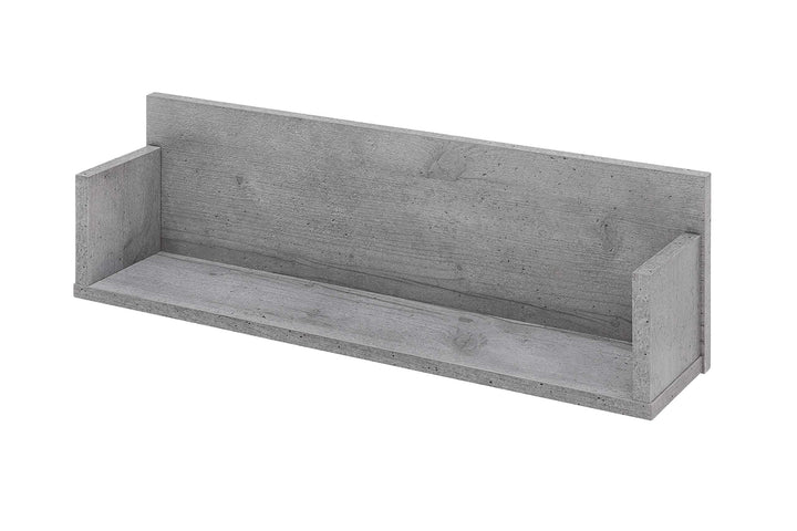 Schildmeyer Bello Regal 137002, Holzwerkstoff, steingrau, 59,8/13,6/19,5 cm (B/T/H)