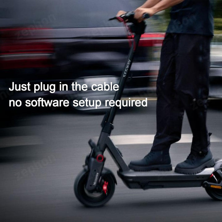 Zephon New Tuning Chip Unlock Cable for Segway Ninebot Max G3E/G3D – Performance Upgrade Travd 40 km