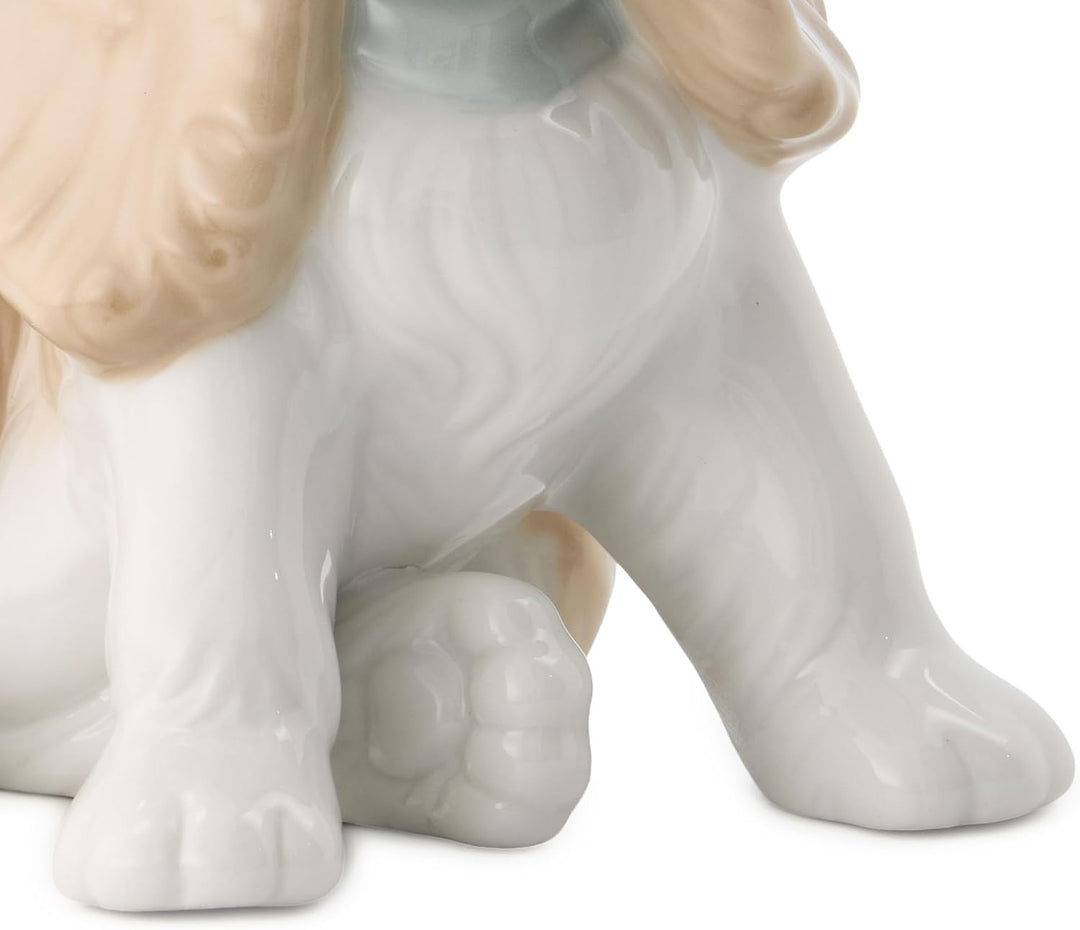 NAO Puppy Present Porzellanfigur