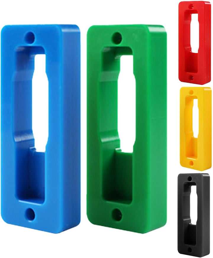 5 Set Angelrollenhalter Wandhalterung – 3,8 x 10 x 1,6 cm Wandmontage, Angelrollen-Halterung, Angelr