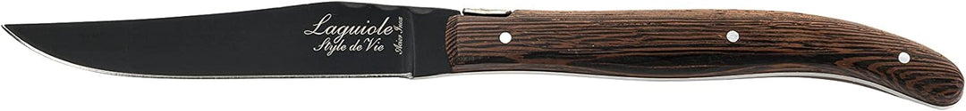Laguiole Style de Vie Steakmesser Luxury Line, 6-teilig, Wenge holz