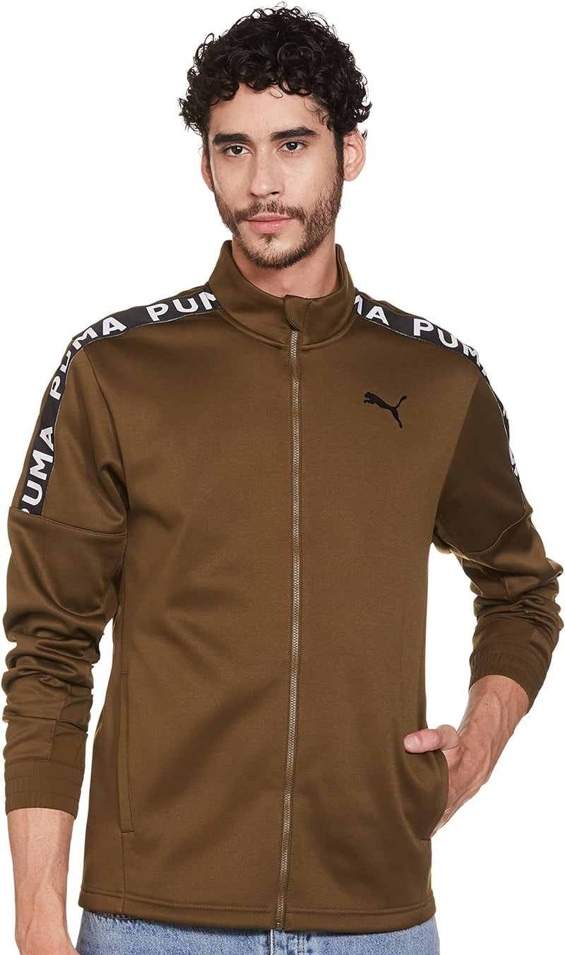 PUMA Herren Fit Pwrflece Fz Jacke Strickjacke S DEEP OLIVE, S DEEP OLIVE