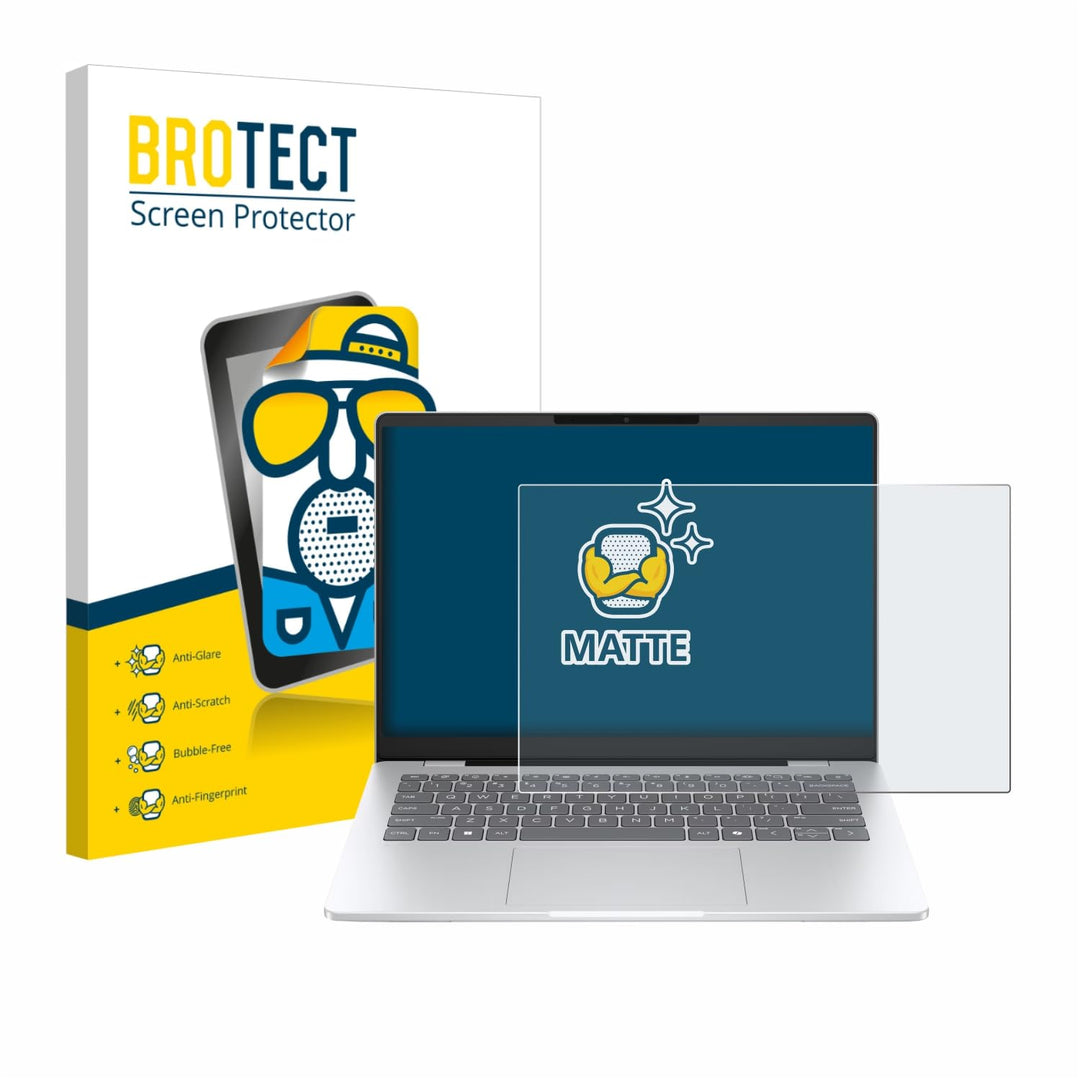 BROTECT Entspiegelungs-Schutzfolie für HP OmniBook 7 14" Laptop AI Matte Displayschutz-Folie, Anti-R