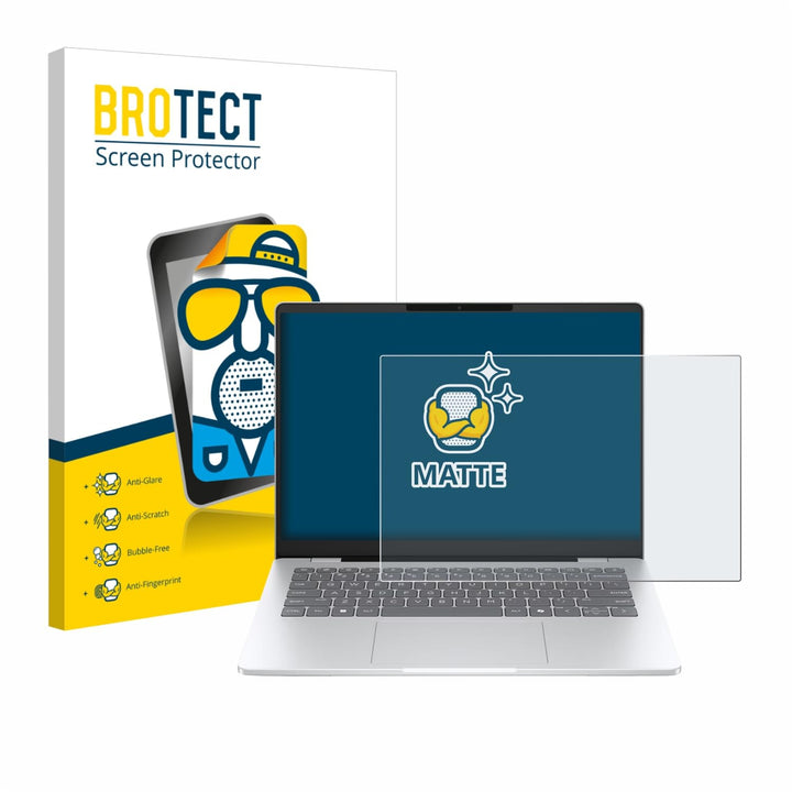 BROTECT Entspiegelungs-Schutzfolie für HP OmniBook 7 14" Laptop AI Matte Displayschutz-Folie, Anti-R