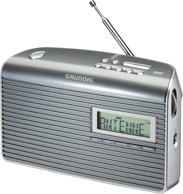 Grundig Music 7000X DAB+ Radio, für unterwegs oder zuhause, tragbares Radio, UKW, grosses Display, e