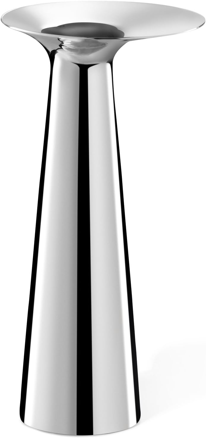 ZACK 30641 "PAREGO" Vase, Edelstahl hochglänzend 17.0 x 8.5 x cm, 17.0 x 8.5 x cm
