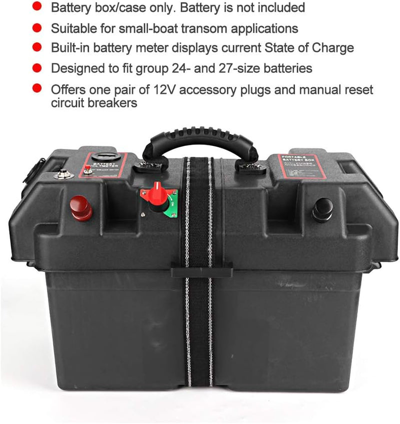 2 X Batteriekastenbeschläge, Bootsbatteriekasten, Dioche Kunststoff Minnkota Trolling Motor Power Ce