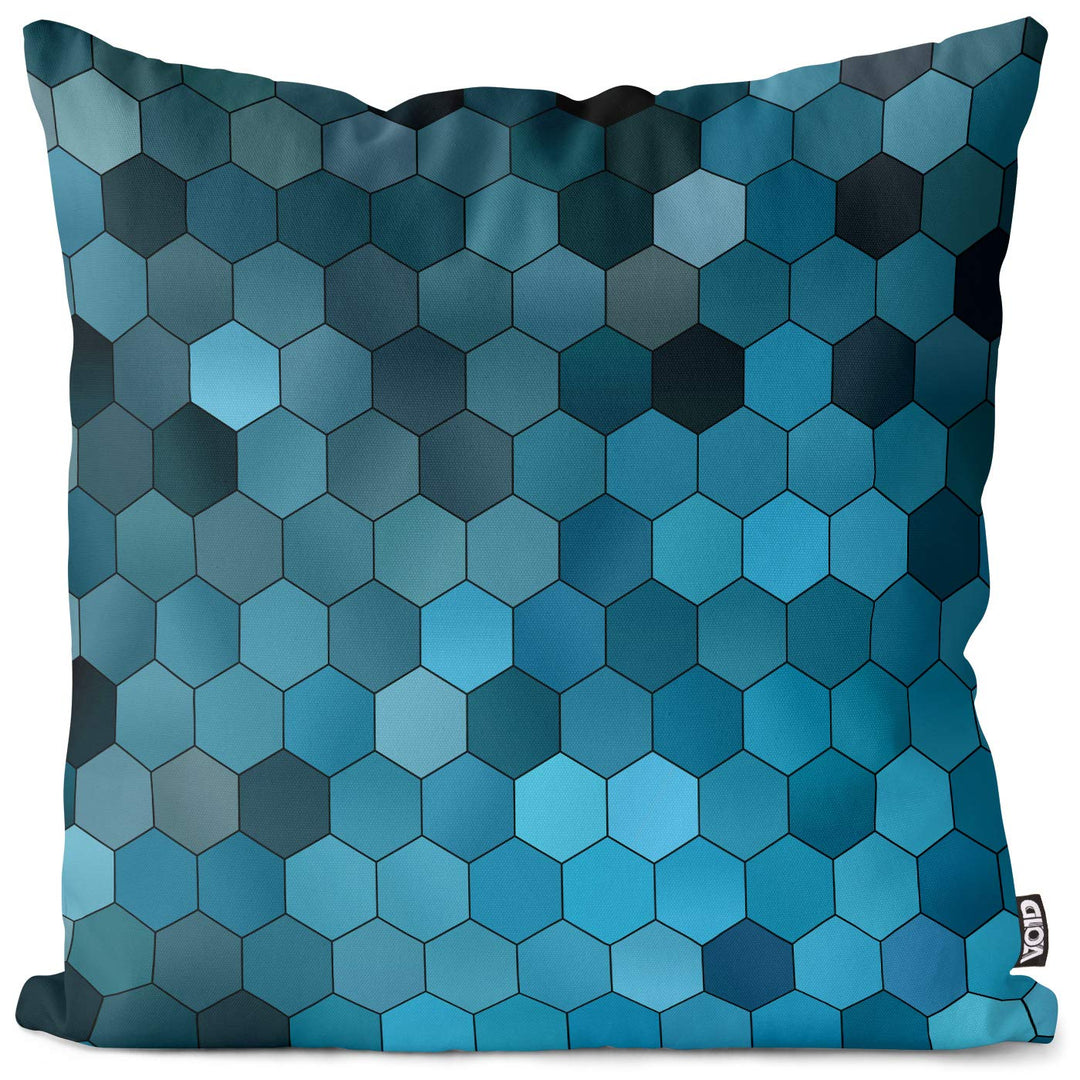 VOID Hexagon Muster Kissenbezug Kissenhülle Sofakissen Kissen Deko Outdoor-Kissen Dekokissen, Kissen