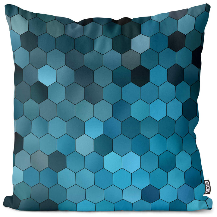 VOID Hexagon Muster Kissenbezug Kissenhülle Sofakissen Kissen Deko Outdoor-Kissen Dekokissen, Kissen