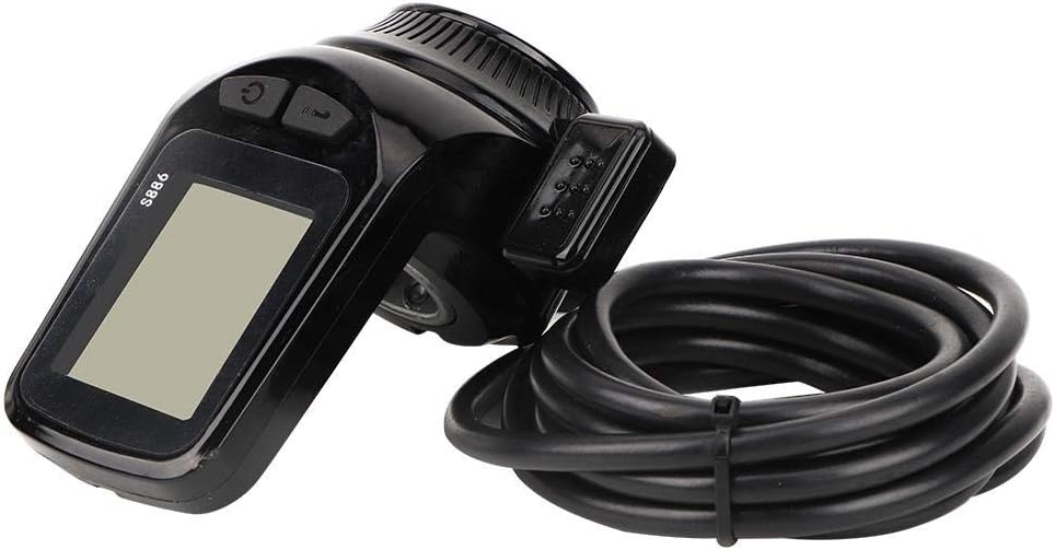 MAGT Bürstenloser Controller, 36V 350W Wasserdichtes LCD Display Elektrofahrrad Roller Brushless Mot