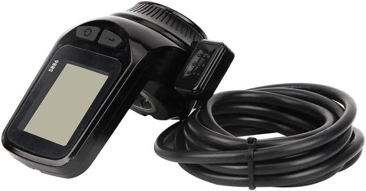 MAGT Bürstenloser Controller, 36V 350W Wasserdichtes LCD Display Elektrofahrrad Roller Brushless Mot