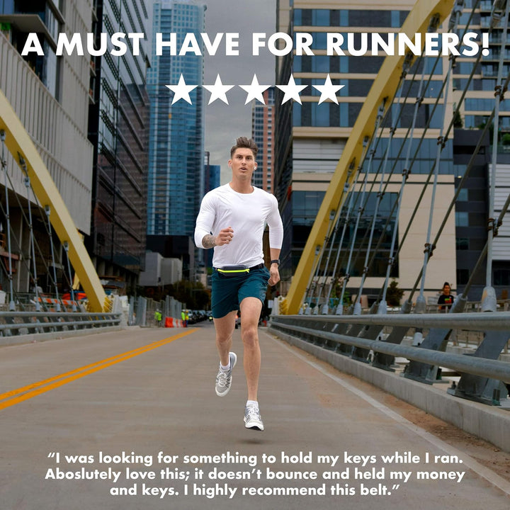 Spibelt Renngürtel ohne Rückprall für Läufer, Sportler und Abenteurer 24" bis 47" Spezielle amerikan