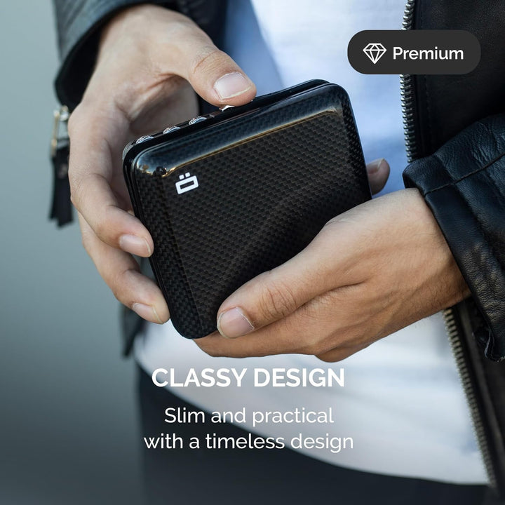 OGON Aluminium-Code-Geldbörse Code Wallet - Der Pocket Safe – Anti-RFID Kartenhalter – Kapazität für
