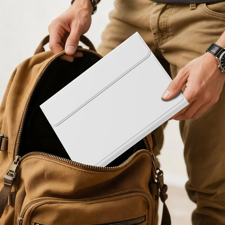 ZOPSGYU Hülle mit Tastatur für iPad A16 11. /10. Generation 2025/2022, 11/10,9 Zoll, Farben Beleucht