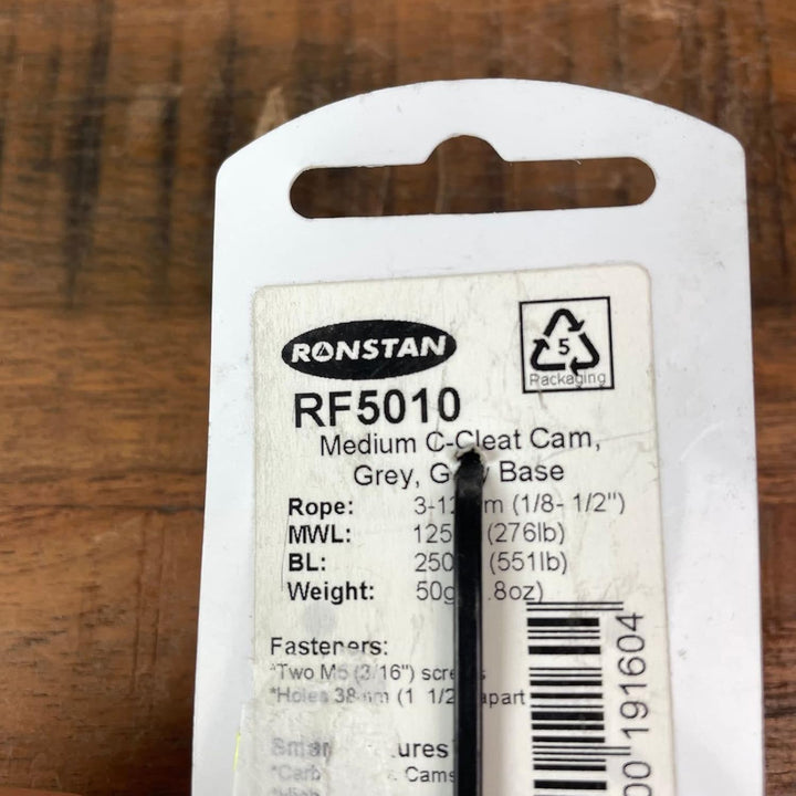 RF5010 Schotklemme C-Cleat Grau