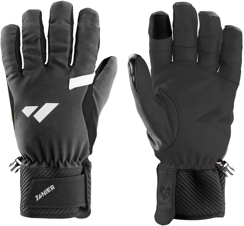 Zanier-Unisex-Handschuhe-LASERZ.TW 7.5 Schwarz, 7.5 Schwarz