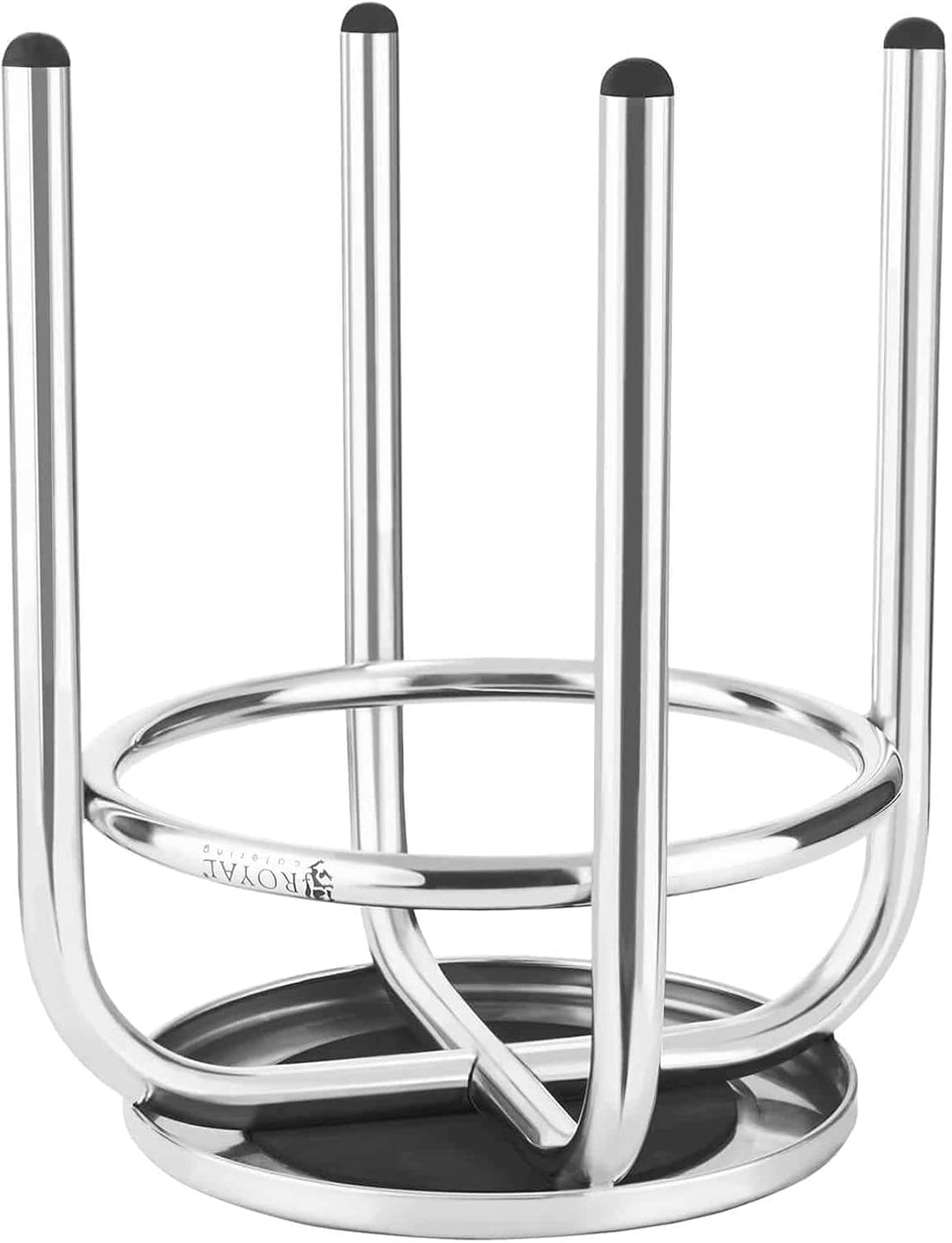Royal Catering - Hocker Edelstahlhocker (29 cm Sitzfläche, 1,6 kg, 43 x 37 cm, hygienisch und modern