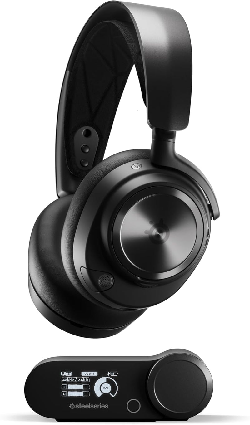 SteelSeries Arctis Nova Pro Wireless - Multi-System Gaming-Headset – Hi-Fi-Treiber – Active Noise Ca