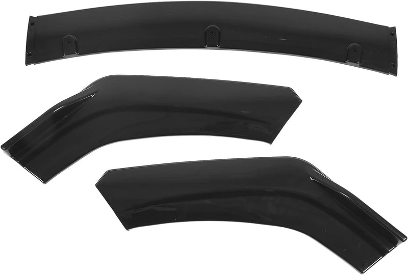 Frontstossstange Lip Spoiler, 3pcs Auto Frontstossstange Lip Splitter Spoiler Antikollision Wasserdi