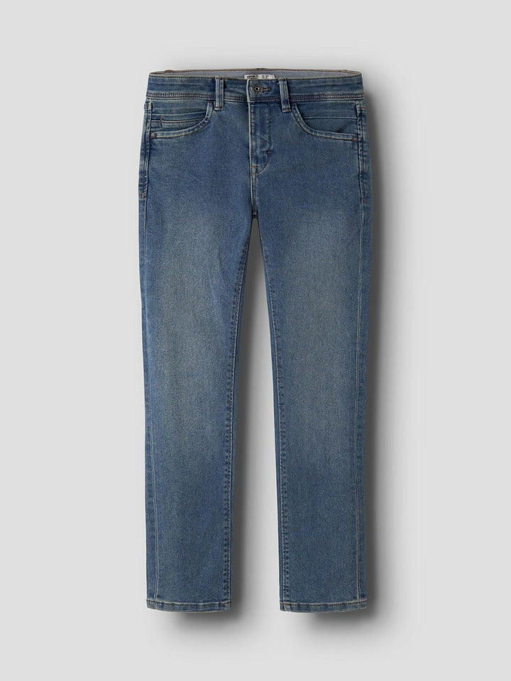 NAME IT Boy Jeans Slim Fit Sweat 152 Medium Blue Denim, 152 Medium Blue Denim