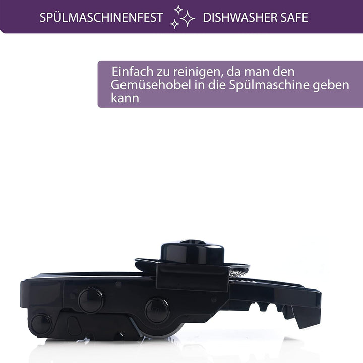 Mastrad Gemüsehobel - Gemüseschneider - mit hochwertiger Klinge aus Edelstahl - Gurkenhobel Scheiben