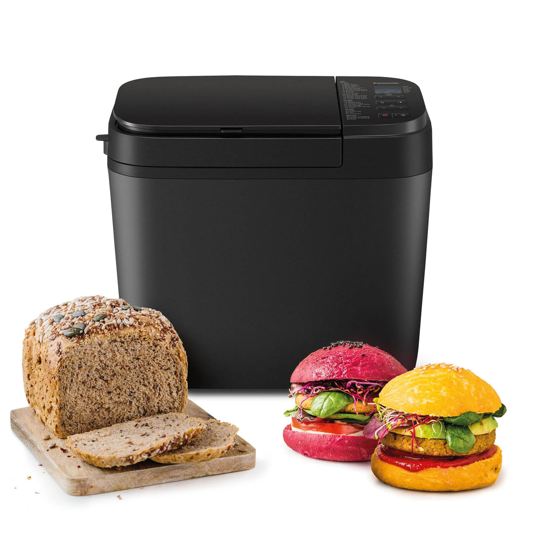 Panasonic SD-R2530K Automatischer Brotbackautomat, glutenfreie Programme & Nussspender, horizontales