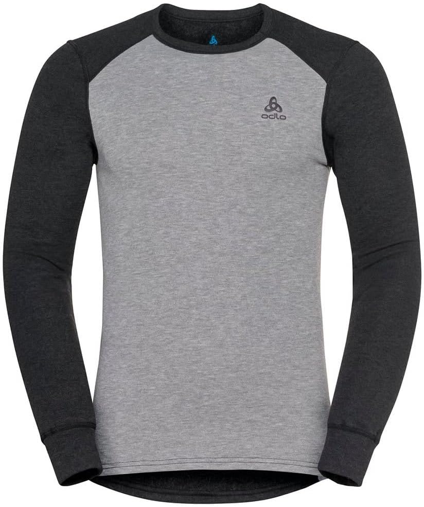 Odlo Herren Active Warm Eco_196702 Funktionsunterwäsche Set XXL Dark Grey Melange - Grey Melange, XX