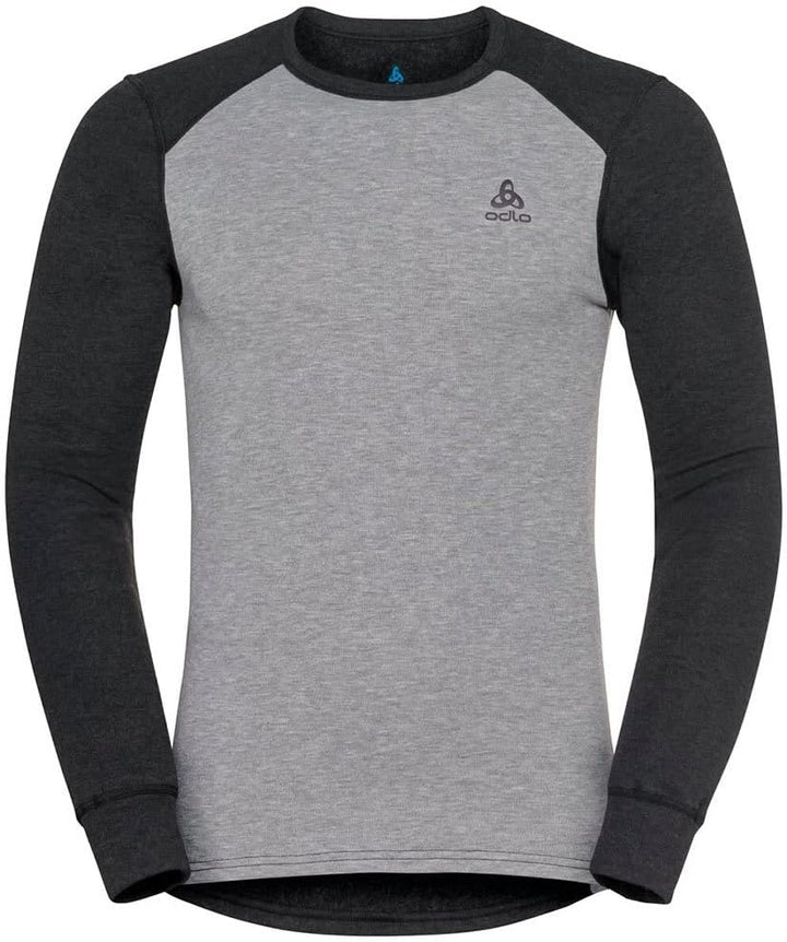 Odlo Herren Active Warm Eco_196702 Funktionsunterwäsche Set XXL Dark Grey Melange - Grey Melange, XX