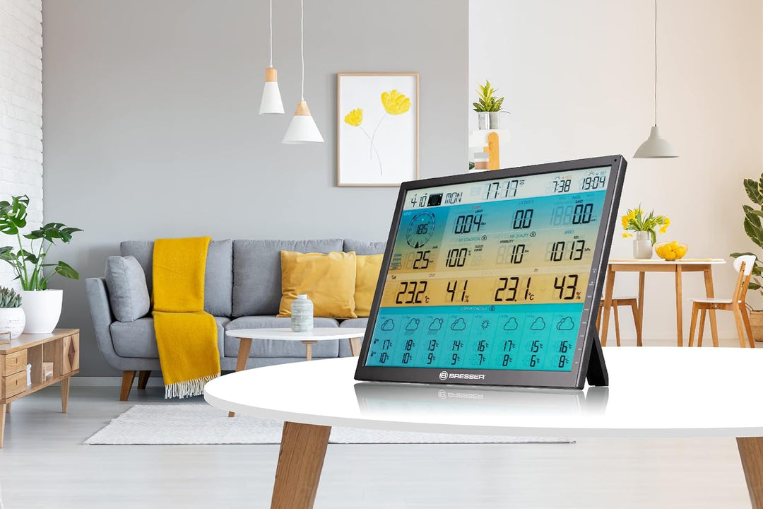 Bresser zusätzliche/Ersatz-Basisstation für 7003230 8-Tage 4CAST XL WLAN-Wetter-Center mit extra-gro