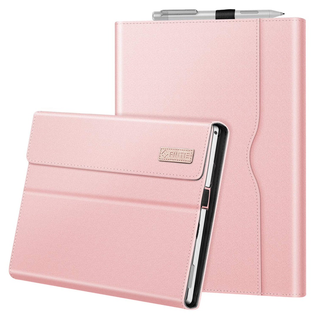 Fintie Hülle für Microsoft Surface Pro 7+ / 7/6 / 5/4 / 3 - Multi-Sichtwinkel Kunstleder Tasche Schu