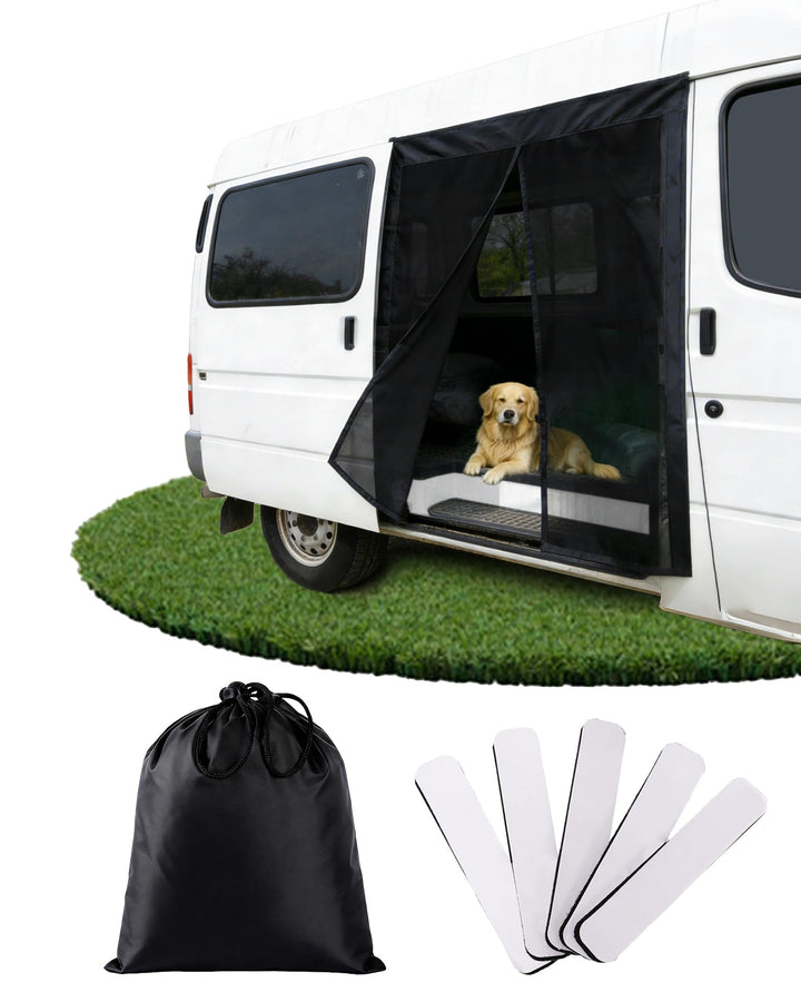 150x110cm Magnetische Van Insektennetze, Seitentür Moskitonetz mit Magnet Auto Fliegengitter mit Mit