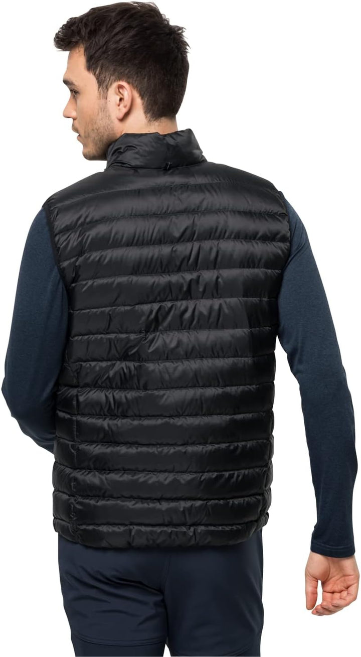 Jack Wolfskin Herren Pack & Go Down Vest M Weste, Schwarz