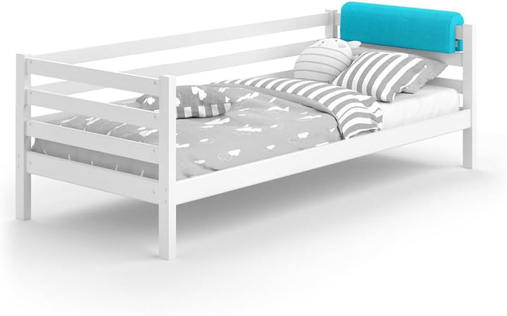 Bettumrandung, Türkis, 70 x 20 cm, für sicheren Rundumschutz am Kinderbett anpassbar, Türkis